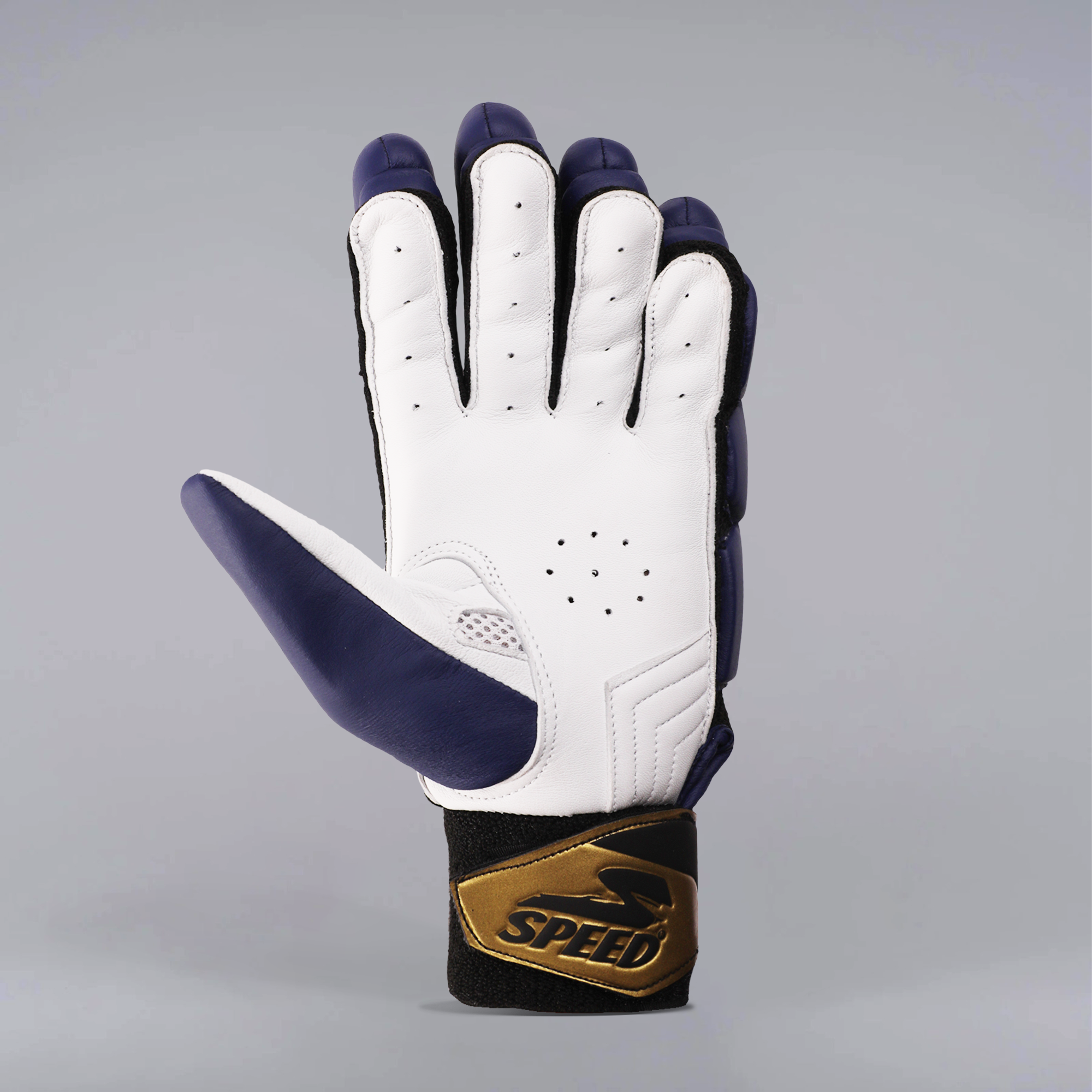 ANGI GOLD BLUE - BATTING GLOVES