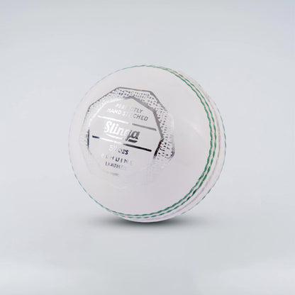 SLINGA WHITE SNR - LEATHER BALL